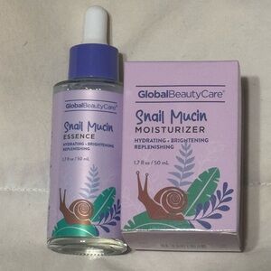 Global Beauty Care Snail Mucin Essence and Moisturizer Set